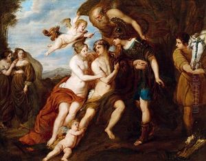 Hercules At The Crossroads by Charles (Karoly) Brocky