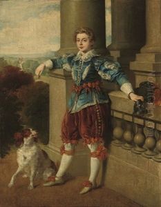 Portrait Of John William Clayton by Charles (Karoly) Brocky