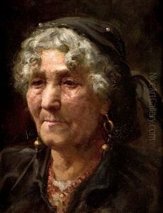 Retrato De Anciana" 1881 Retrato De Anciana" 1881