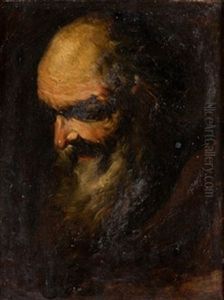 Cabeza De Anciano by Isidro Brocos