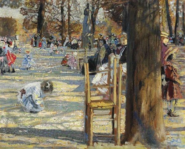 The Luxembourg Gardens In Spring - view 1
