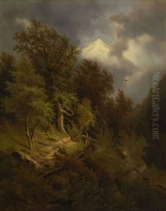 Felsige Baumlandschaft by Sandor Brodszky