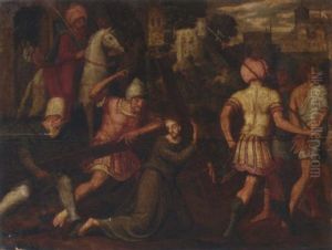 Christ On The Way To Calvary by Crispin Van Den Broeck