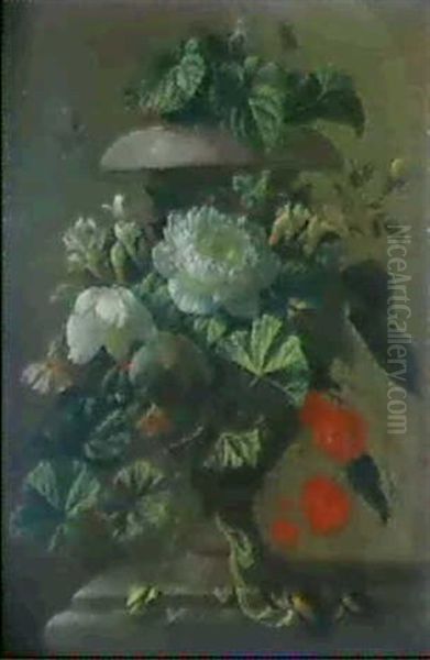 Blumen In Einer Steinwase - view 1