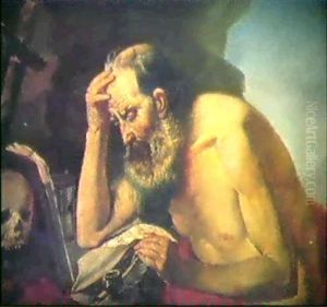Hl. Hieronymus by Hendrick Van Den Broeck