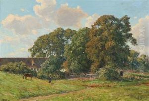 Summer Day In The Countyside by Karl Harald Alfred Broge