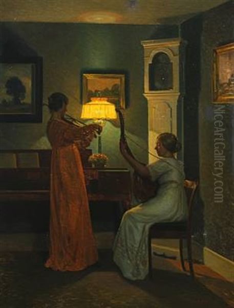 Empire Interior With Women Playing Music - view 1