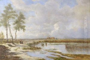 Promenade Et Labour Au Bord De L'etang