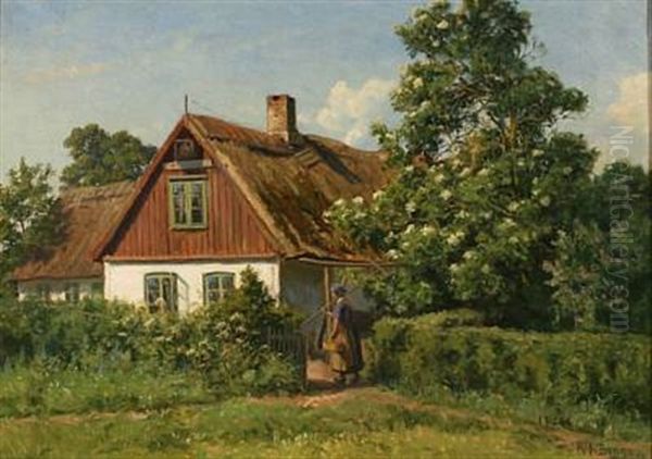 Summer Day At A Thatched Farmhouse - view 1