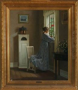 Interior With A Young Female Interior With A Young Female