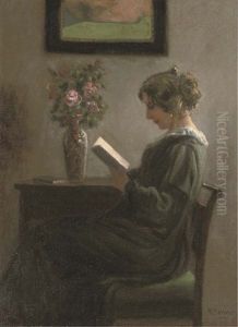 A Quiet Read by Karl Harald Alfred Broge