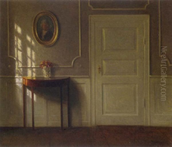 An Interior With A White Door - view 1