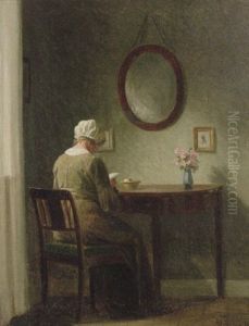 Reading The Letter by Karl Harald Alfred Broge