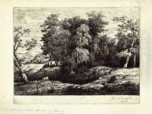 Le Repos Sous Les Arbres by Hector Allemand
