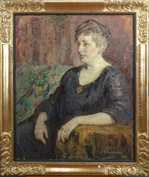 Portrait De Dame Assise - view 1