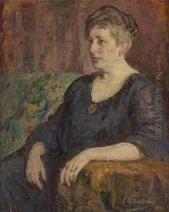 Portrait De Dame by Louise Brohee