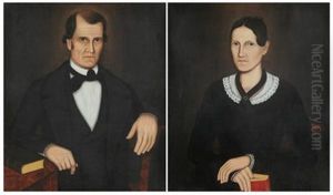 Gentleman (+ Lady With Book; Pair) by David Brokaw