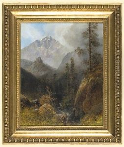 Castle In The Mountains by Wilhelm Broker