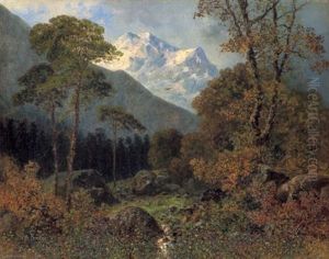 Tal Im Hochgebirge by Wilhelm Broker