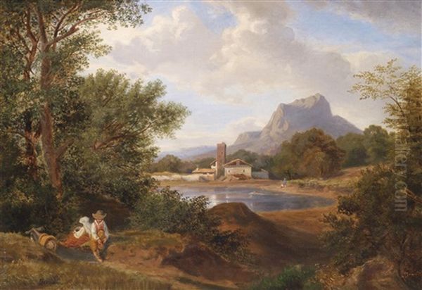 Italienische Hirtenidylle - view 1