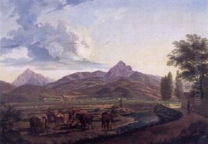 Landschaft Bei Innsbruck by August Bromeis