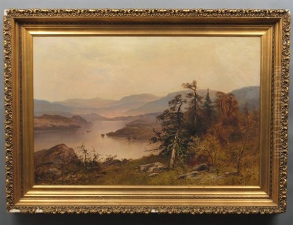 River And Mountains Landscape - view 1