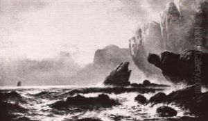 Dog's Head Cliff by Frank C. Bromley