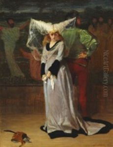 Man And Woman In Renaissance Costumes