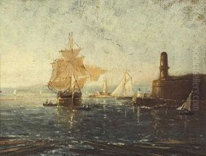 L'entree Du Port De Marseille by Joseph Allemand