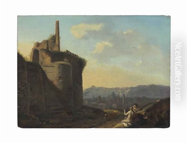 A Classical Landscape With Nymphs - view 1