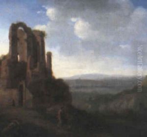 Landscape With Figures Beside A Ruin