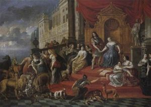 Mythologische Szene by Jan Gerritsz van Bronckhorst
