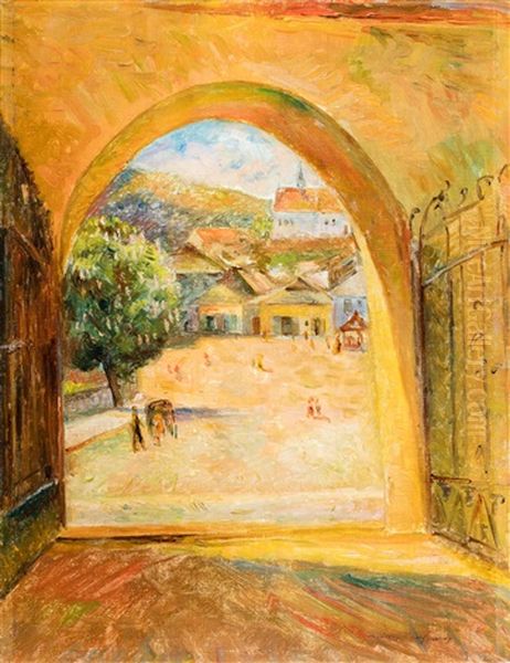 Kazimierz Dolny - Widok Na Rynek I Kosciol Farny - view 1