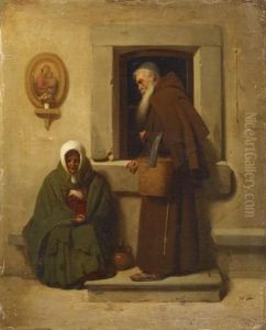 Der Monch Und Die Bettlerin by Fedor Andreevich Bronnikoff