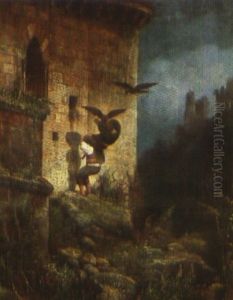 Die Nestdiebe by Fedor Andreevich Bronnikoff