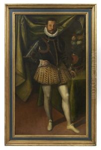 Full-length Portrait Of A Nobleman by Agnolo Bronzino