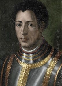 Portrait Of A Gentleman, Bust-length, In Armour