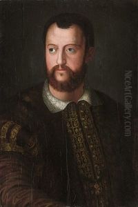 Portrait Of Cosimo I De'medici ( by Agnolo Bronzino