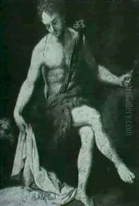 Saint John The Baptist In The Wilderness by Agnolo Bronzino
