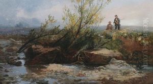 Hunting Scene by Edward Adveno Brooke