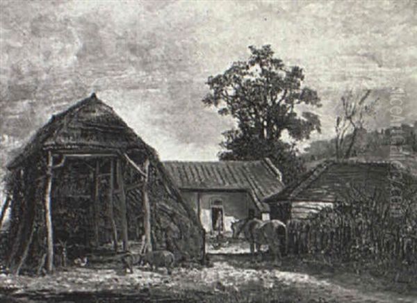 A Farmyard Scene - view 1