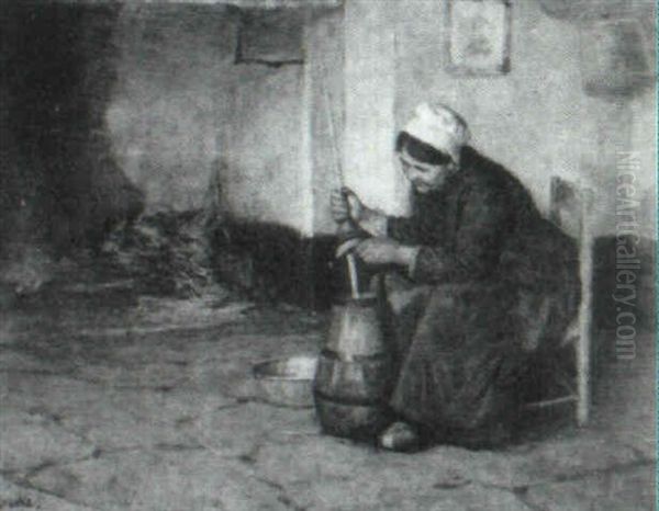 Churning Butter - view 1