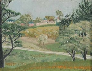 View Across Ravine by Bertram Richard Brooker