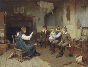 Playing School by Harry Brooker