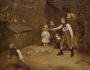 Training The Pigeons by Harry Brooker