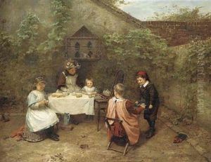 The Tea Party by Harry Brooker