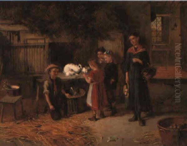 Feeding The Rabbits - view 1