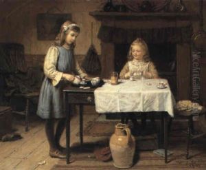 The Tea Party by Harry Brooker