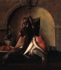Hanging Fish by Samuel Marsden Brookes