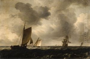 Two Maritime Paintings by Charles Brooking